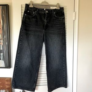 New Rag and Bone Andi wide leg crop jeans! Size 32, worn once!